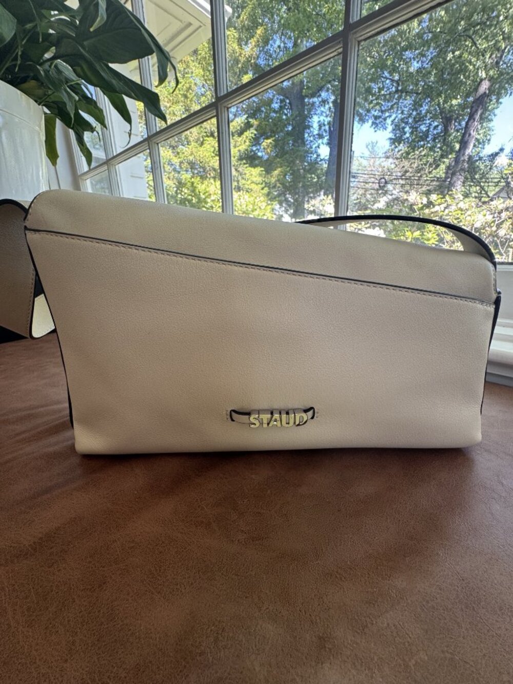 STAUD leather shoulder bag